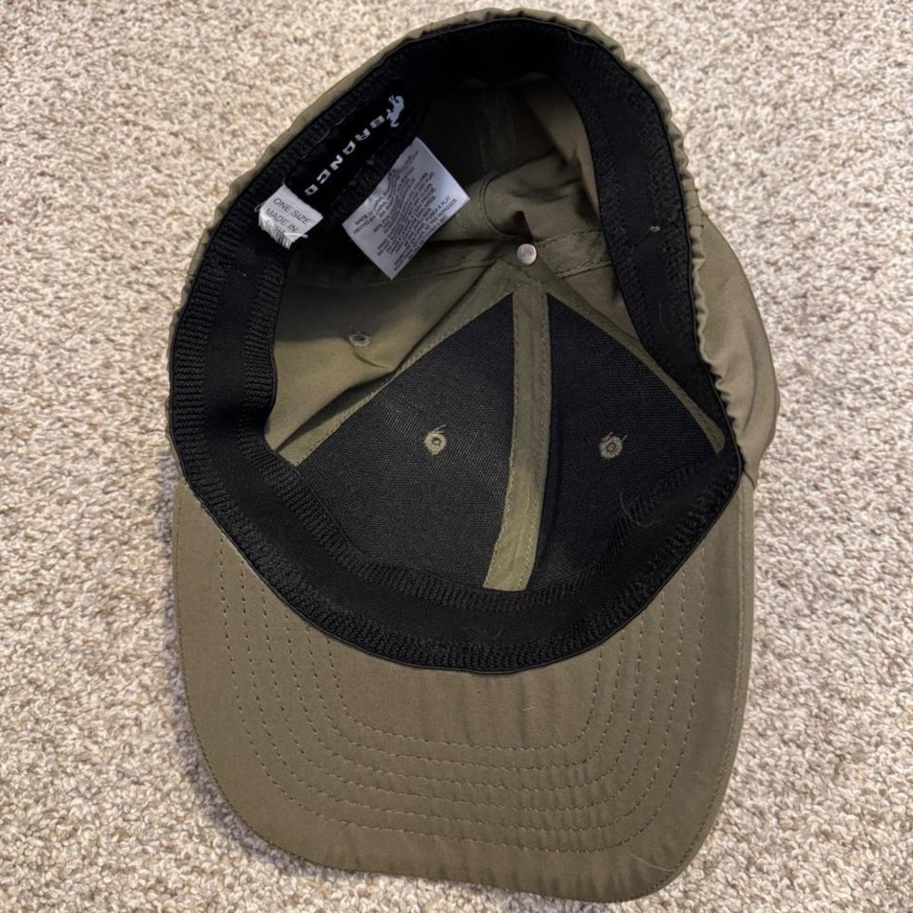 Ford Bronco Olive Green Performance Baseball Cap Hat One Size Embroidered Logo - Picture 2 of 4
